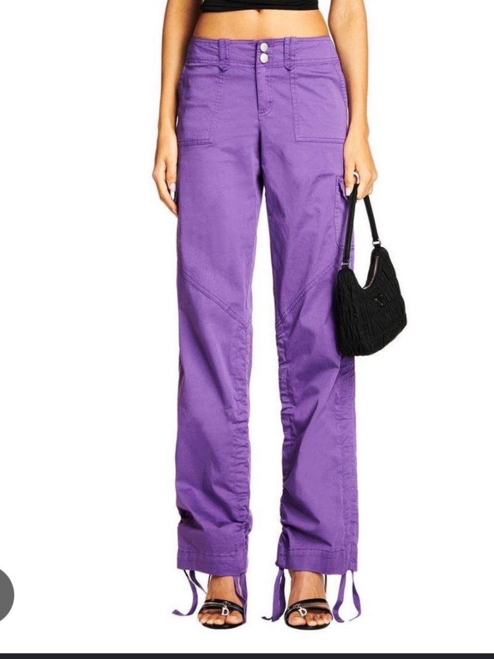 I AM GIA purple rider cargo pants
